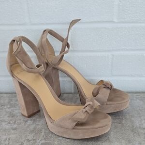 Alexandre Birman Suede Heels Sandals Size 38.5